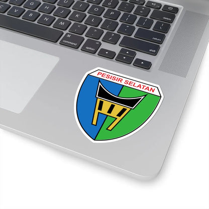 Coat of arms of Pesisir Selatan Regency (Indonesia) (Coat of Arms) STICKER Vinyl Kiss-Cut Decal - The Sticker Space