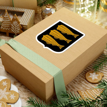 Coat of arms of Petsamo Province (Finland) (Coat of Arms) STICKER Vinyl Kiss-Cut Decal - The Sticker Space