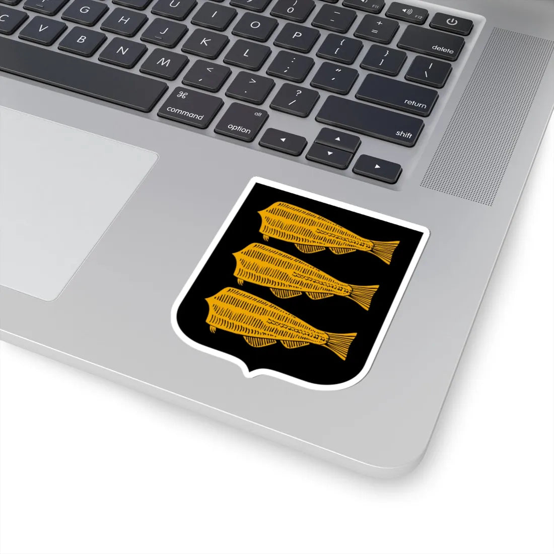 Coat of arms of Petsamo Province (Finland) (Coat of Arms) STICKER Vinyl Kiss-Cut Decal - The Sticker Space