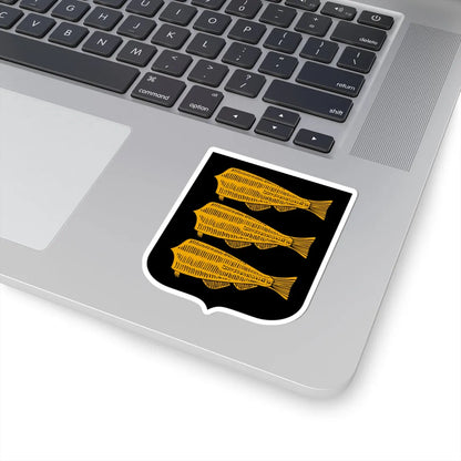 Coat of arms of Petsamo Province (Finland) (Coat of Arms) STICKER Vinyl Kiss-Cut Decal - The Sticker Space