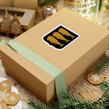 Coat of arms of Petsamo Province (Finland) (Coat of Arms) STICKER Vinyl Kiss-Cut Decal - The Sticker Space