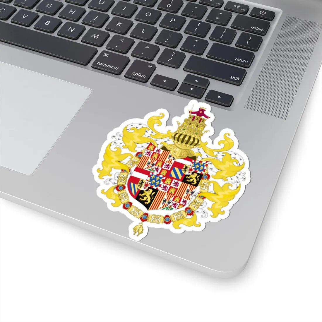 Coat of Arms of Philip I of Castile Chivalric (Spain) (Coat of Arms) STICKER Vinyl Kiss-Cut Decal - The Sticker Space