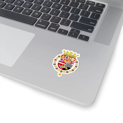 Coat of Arms of Philip II of Spain 1558-1580 (Spain) (Coat of Arms) STICKER Vinyl Kiss-Cut Decal - The Sticker Space