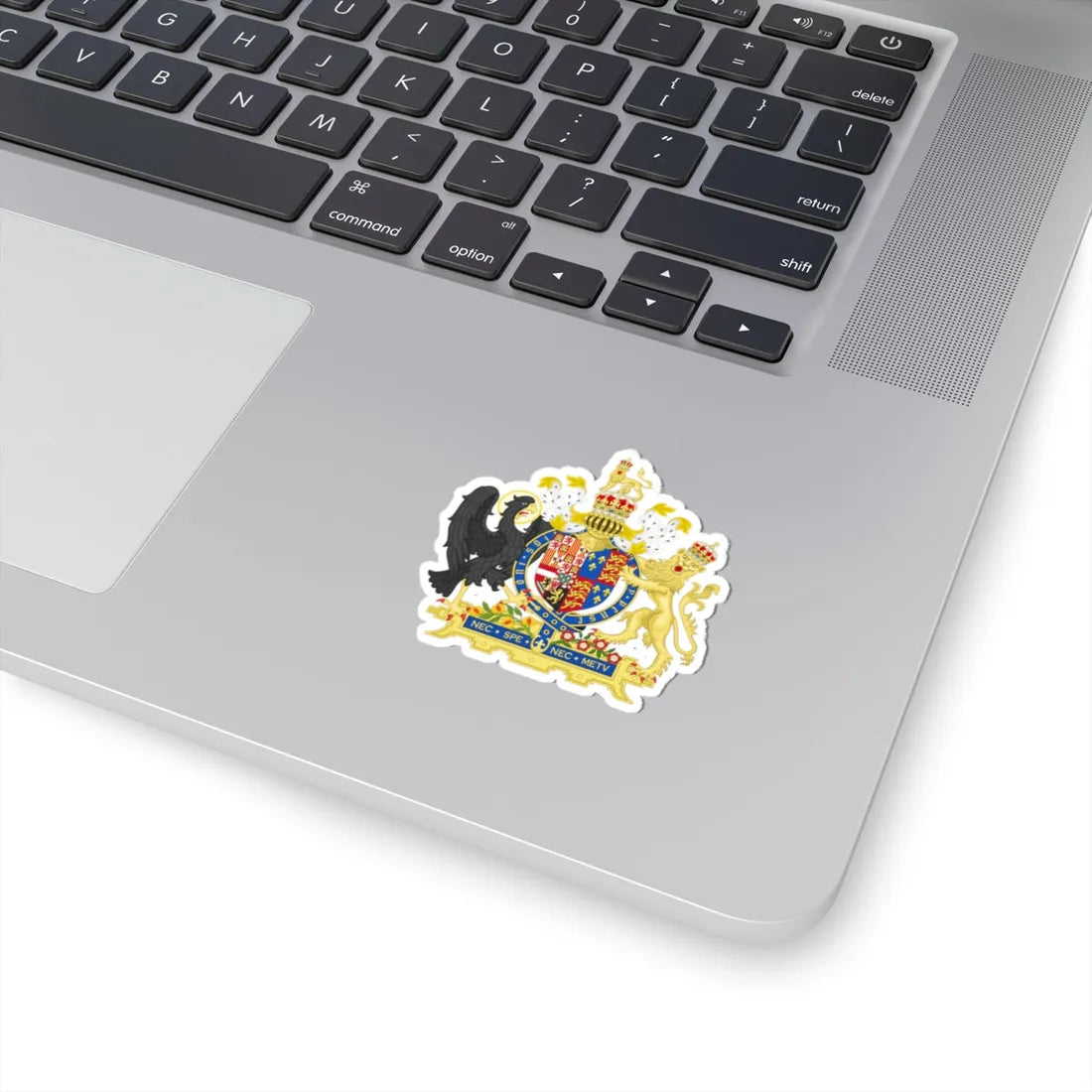 Coat of Arms of Philip II of Spain and Mary I of England 1554-1558 Variant 1 Shield 2 Motto 2 (England) (Coat of Arms) STICKER Vinyl Kiss-Cut Decal - The Sticker Space