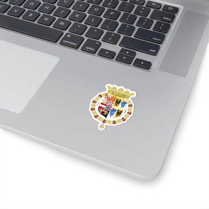 Coat of Arms of Philip II of Spain as Monarch of Milan 1558-1580 (Spain) (Coat of Arms) STICKER Vinyl Kiss-Cut Decal - The Sticker Space