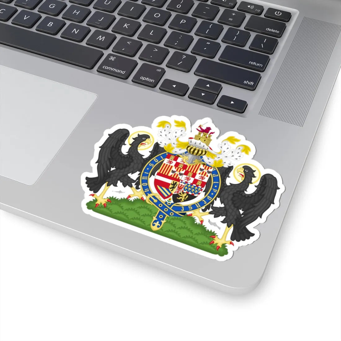 Coat of Arms of Philip II of Spain Order of the Garter (England) (Coat of Arms) STICKER Vinyl Kiss-Cut Decal - The Sticker Space