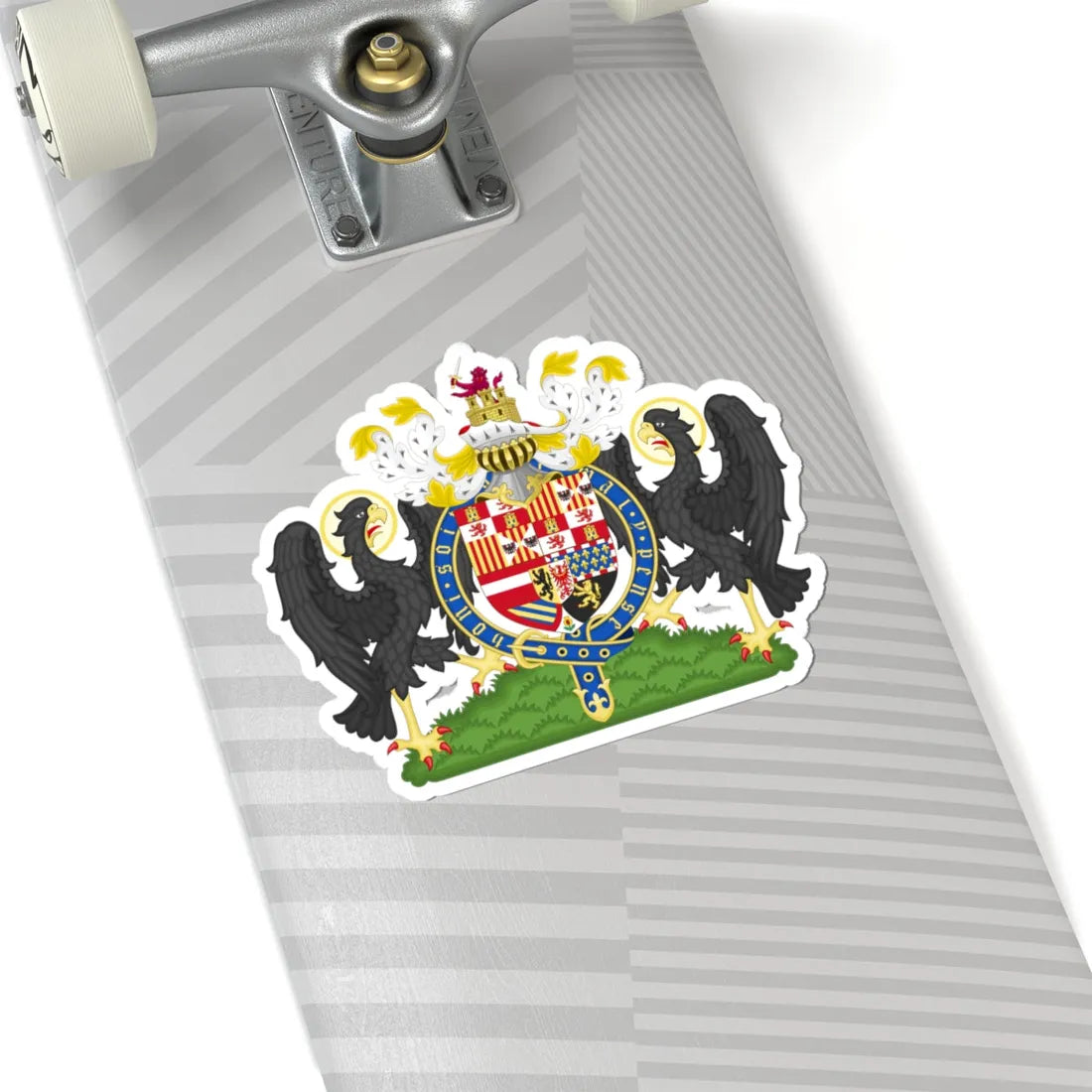 Coat of Arms of Philip II of Spain Order of the Garter (England) (Coat of Arms) STICKER Vinyl Kiss-Cut Decal - The Sticker Space
