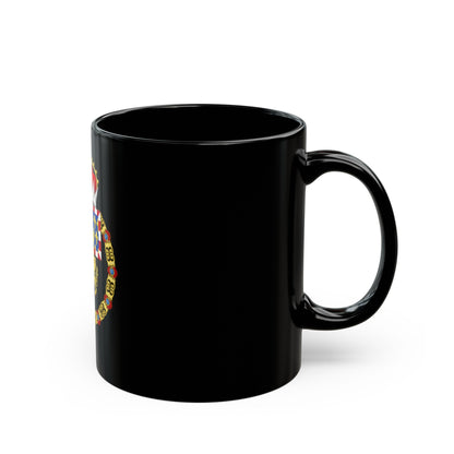 Coat of Arms of Philip IV of Burgundy - Black Coffee Mug-The Sticker Space