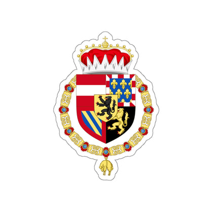 Coat of Arms of Philip IV of Burgundy STICKER Vinyl Die-Cut Decal-White-The Sticker Space