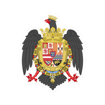 Coat of Arms of Philip IV of Sicily (Italy) (Coat of Arms) STICKER Vinyl Kiss-Cut Decal 2 Inch White - The Sticker Space