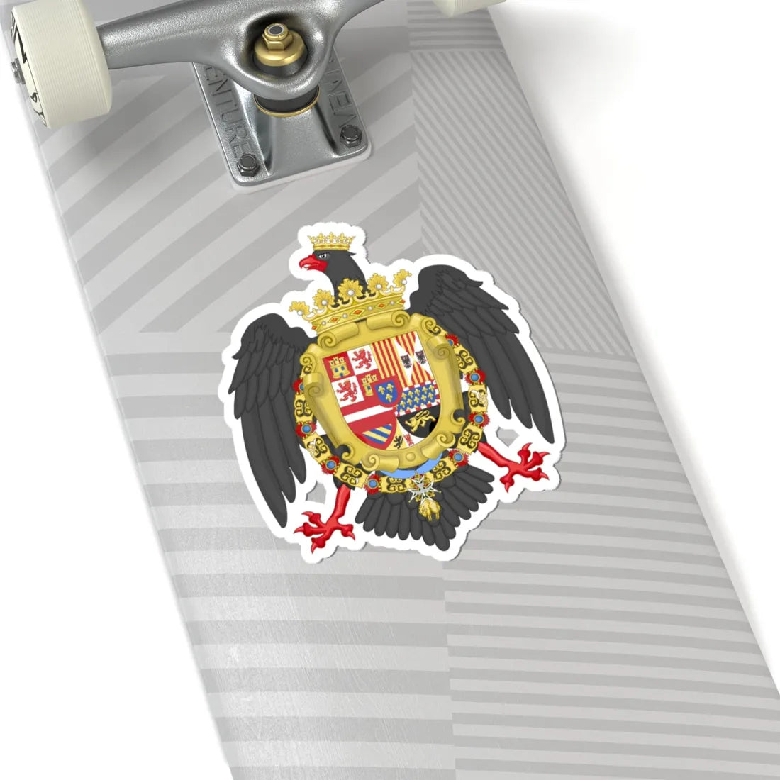 Coat of Arms of Philip IV of Sicily (Italy) (Coat of Arms) STICKER Vinyl Kiss-Cut Decal - The Sticker Space