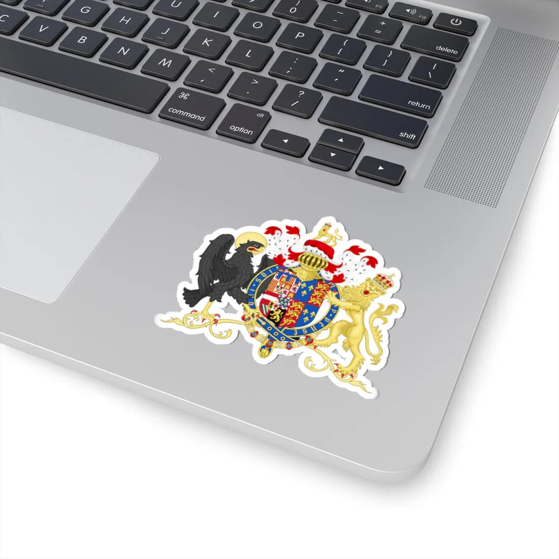 Coat of arms of Philip of Austria Prince of Asturias and King of England (England) (Coat of Arms) STICKER Vinyl Kiss-Cut Decal - The Sticker Space