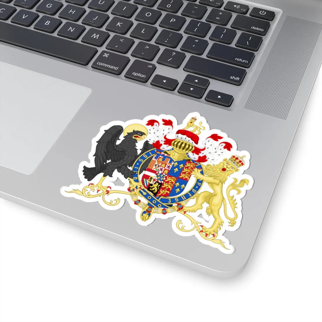 Coat of arms of Philip of Austria Prince of Asturias and King of England (Spain) (Coat of Arms) STICKER Vinyl Kiss-Cut Decal - The Sticker Space