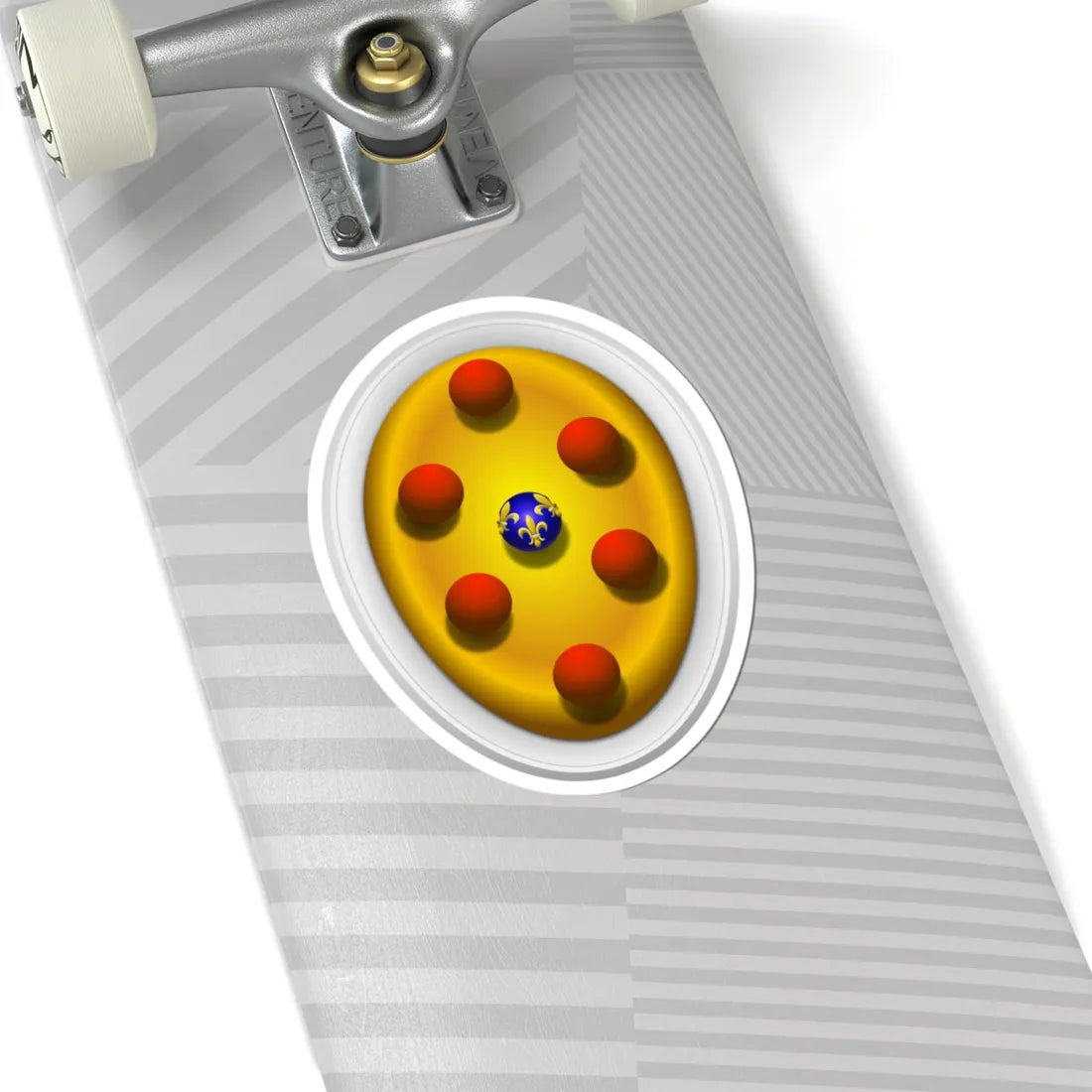 Coat of arms of Piero il Gottoso type 2 (Italy) (Coat of Arms) STICKER Vinyl Kiss-Cut Decal - The Sticker Space