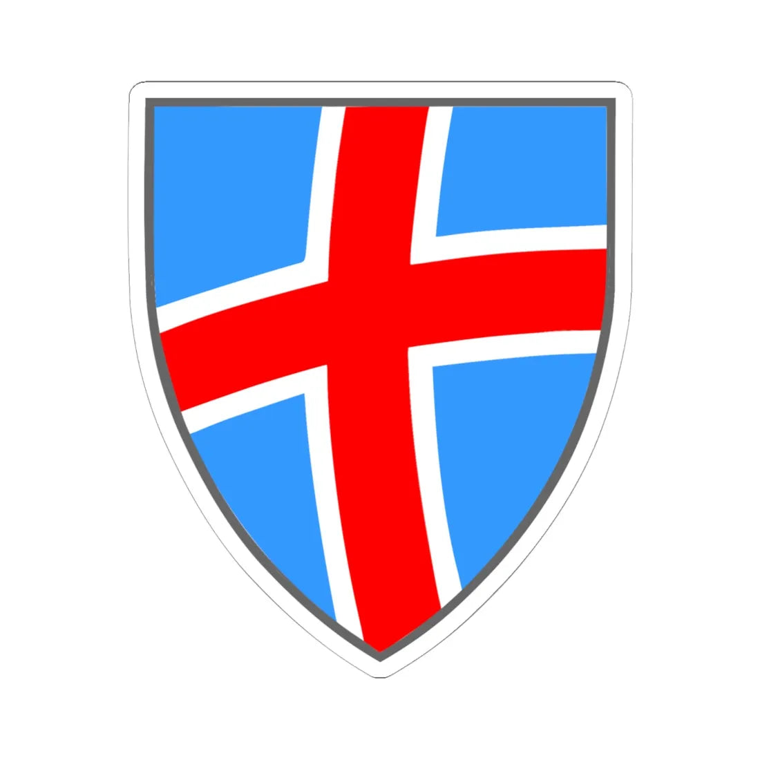 Coat of arms of Piran (Slovenia) (Coat of Arms) STICKER Vinyl Kiss-Cut Decal 6 Inch White - The Sticker Space