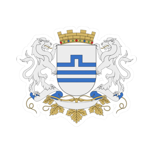 Coat of Arms of Podgorica (Montenegro) (Coat of Arms) STICKER Vinyl Kiss-Cut Decal 2 Inch White - The Sticker Space
