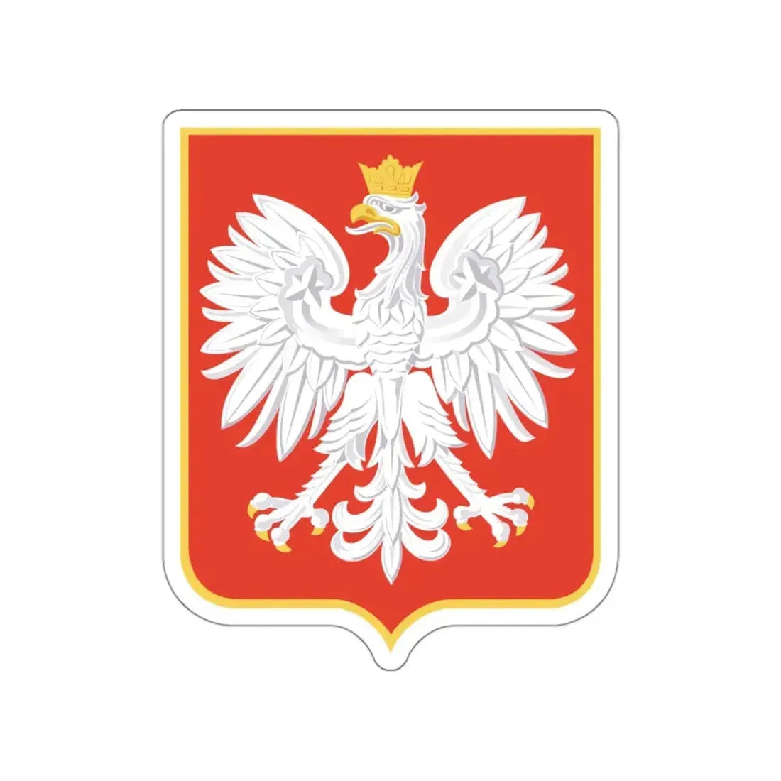 Coat of arms of Poland (1928–1939) STICKER Vinyl Die-Cut Decal 3 Inch - The Sticker Space