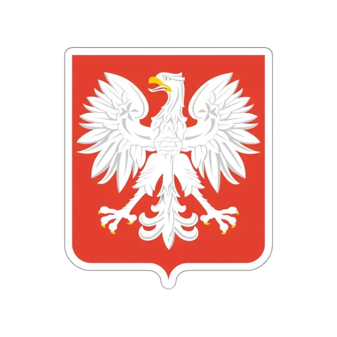 Coat of arms of Poland (1955-1980) STICKER Vinyl Die-Cut Decal 3 Inch - The Sticker Space