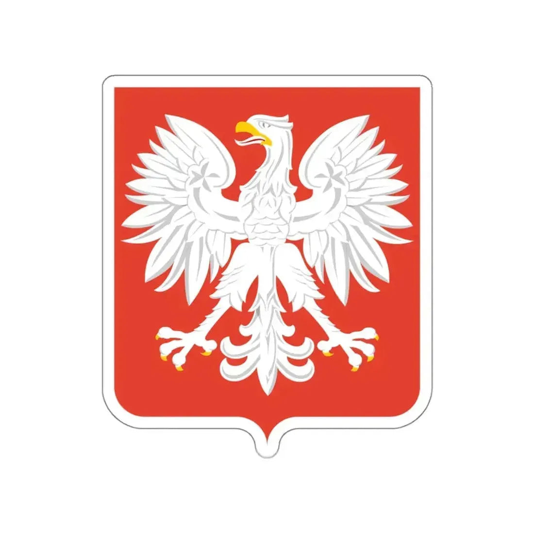 Coat of arms of Poland (1955-1980) STICKER Vinyl Die-Cut Decal 5 Inch - The Sticker Space
