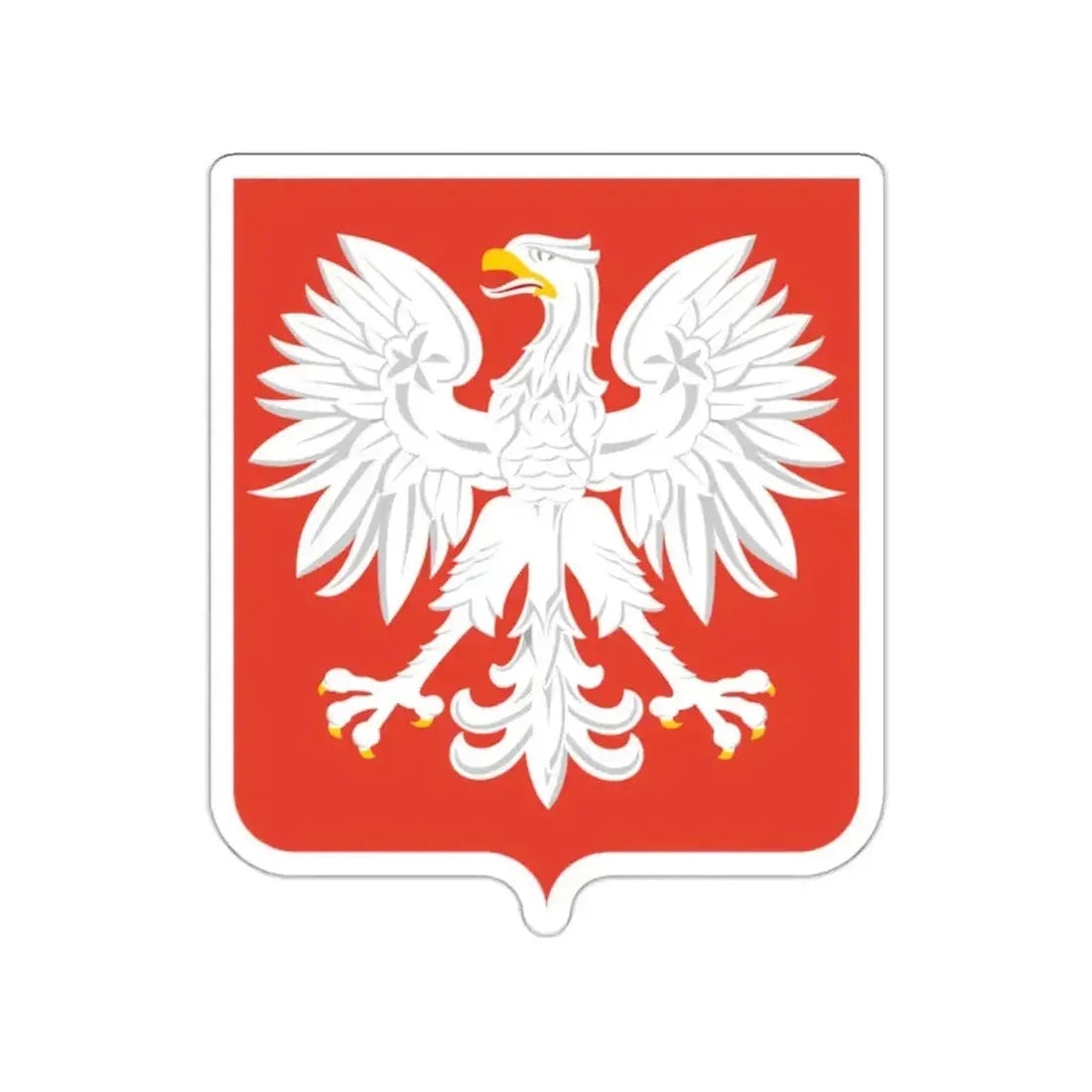Coat of arms of Poland (1955-1980) STICKER Vinyl Die-Cut Decal - The Sticker Space