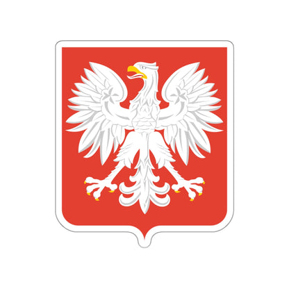 Coat of arms of Poland (1955-1980) STICKER Vinyl Die-Cut Decal-White-The Sticker Space