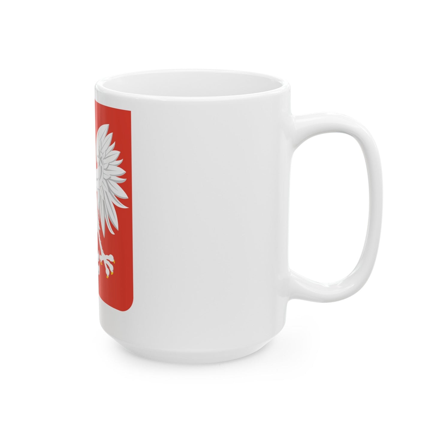 Coat of arms of Poland (1955-1980) - White Coffee Mug-The Sticker Space