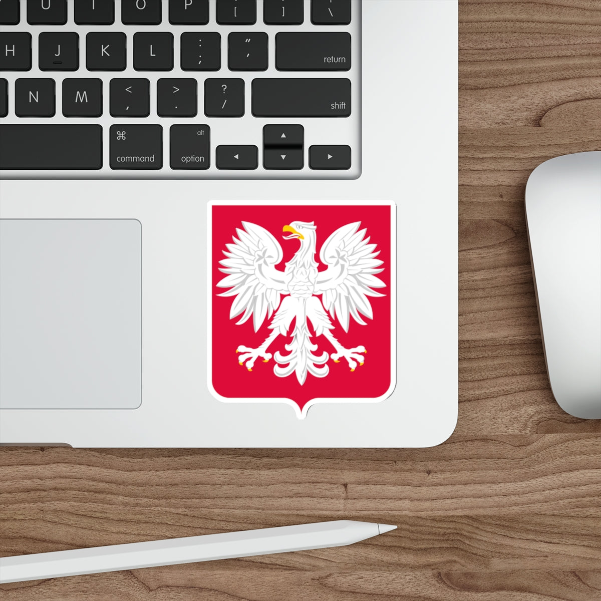 Coat of arms of Poland (1980-1990) STICKER Vinyl Die-Cut Decal-The Sticker Space