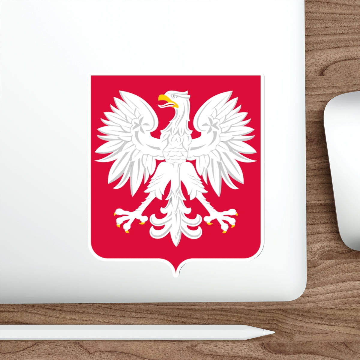 Coat of arms of Poland (1980-1990) STICKER Vinyl Die-Cut Decal-The Sticker Space