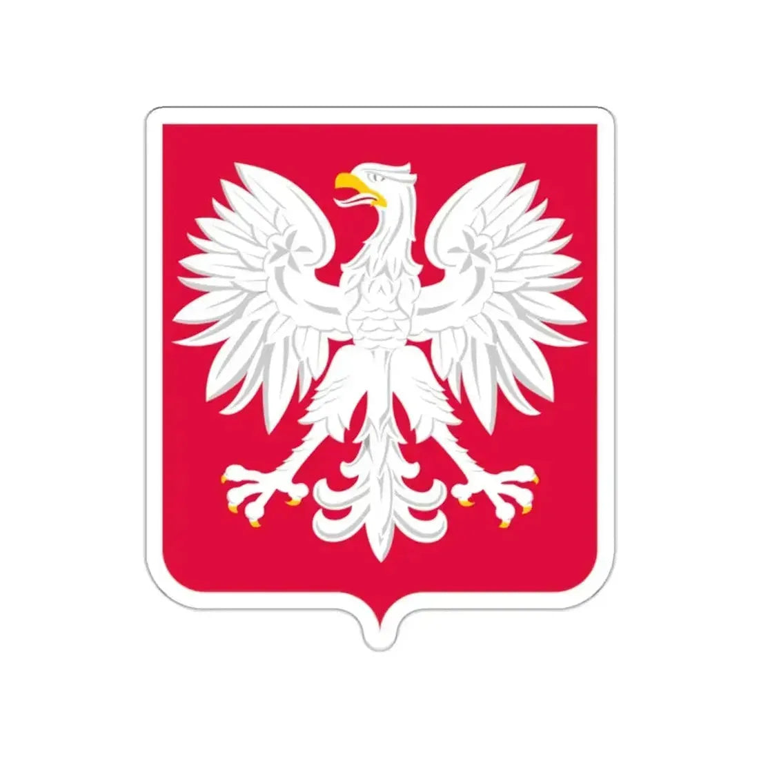 Coat of arms of Poland (1980-1990) STICKER Vinyl Die-Cut Decal 2 Inch - The Sticker Space
