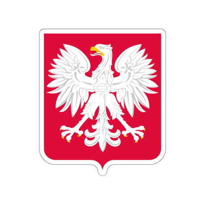 Coat of arms of Poland (1980-1990) STICKER Vinyl Die-Cut Decal-White-The Sticker Space