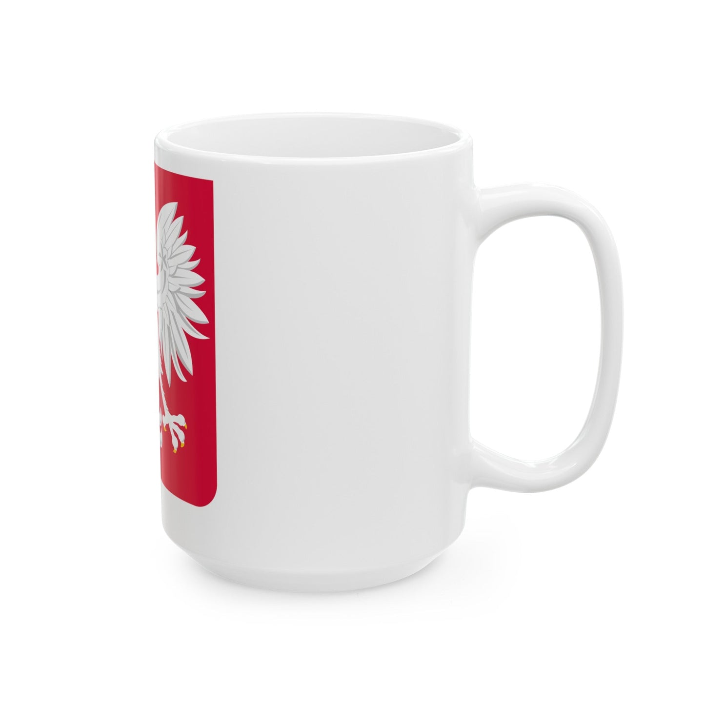 Coat of arms of Poland (1980-1990) - White Coffee Mug-The Sticker Space