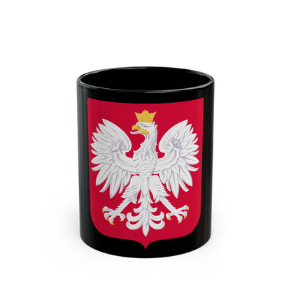 Coat of arms of Poland - Black Coffee Mug-11oz-The Sticker Space