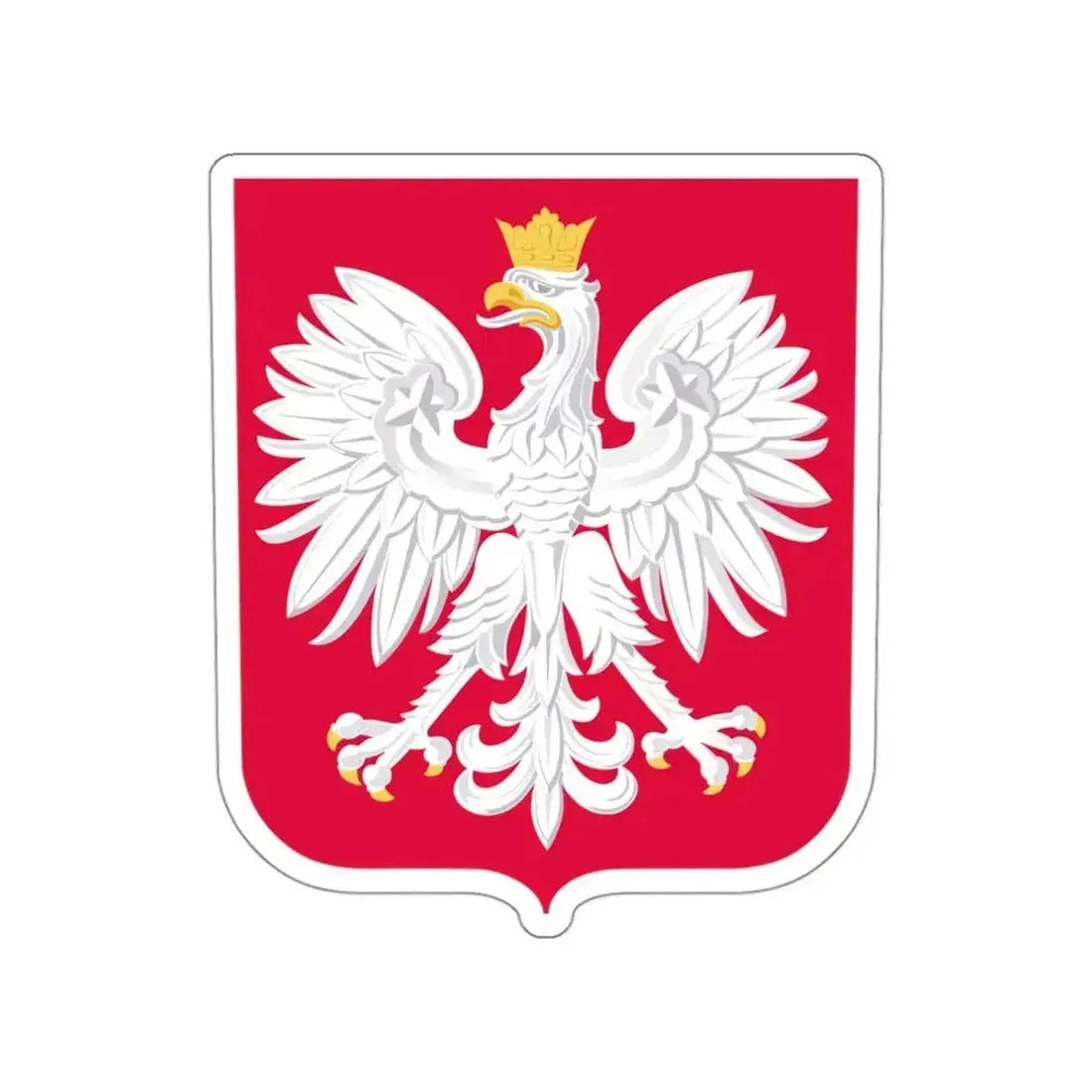 Coat of arms of Poland STICKER Vinyl Die-Cut Decal 3 Inch - The Sticker Space