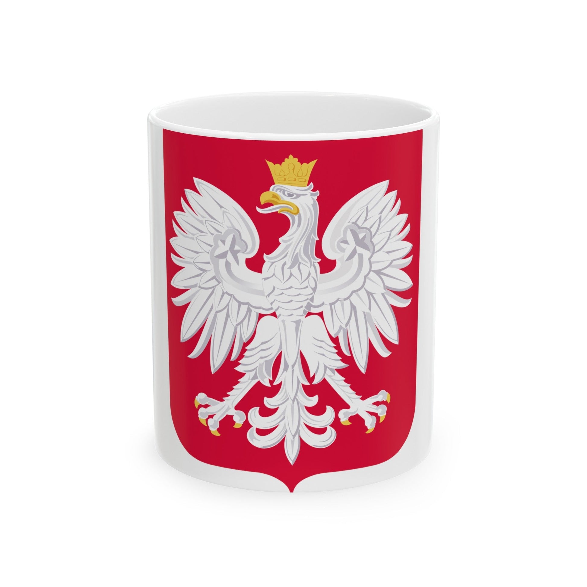 Coat of arms of Poland - White Coffee Mug-11oz-The Sticker Space