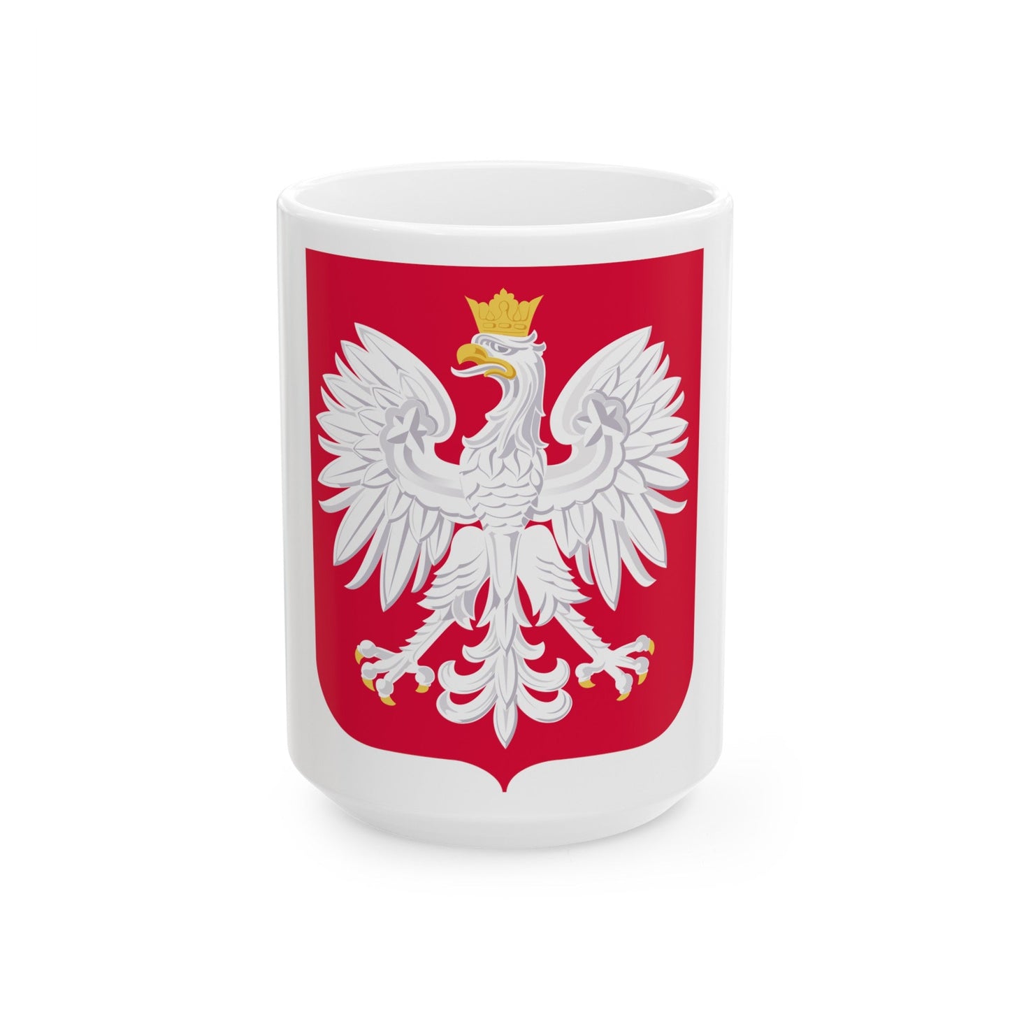 Coat of arms of Poland - White Coffee Mug-15oz-The Sticker Space