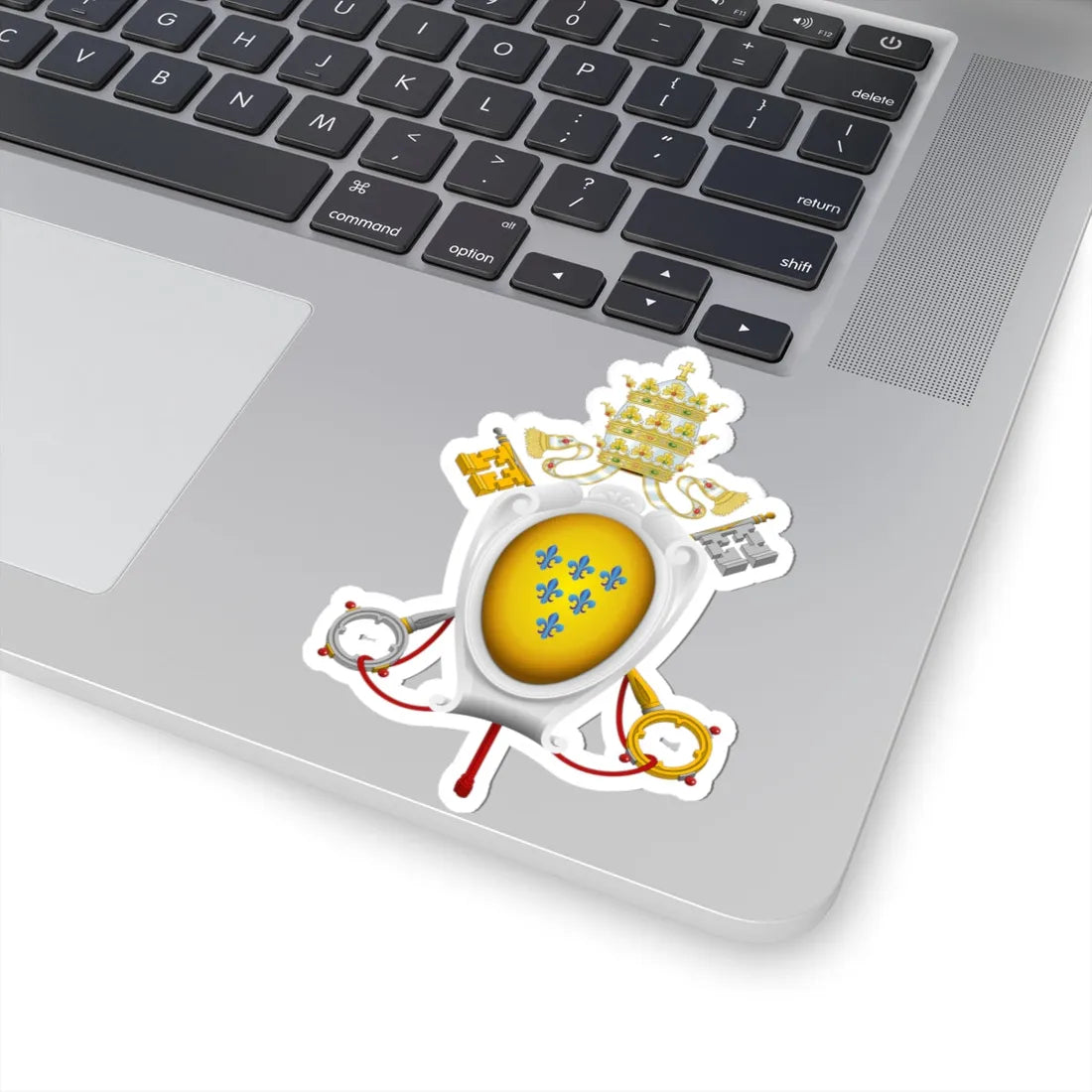 Coat of arms of Pope Paul III Farnese Baroque style representation (Italy) (Coat of Arms) STICKER Vinyl Kiss-Cut Decal - The Sticker Space