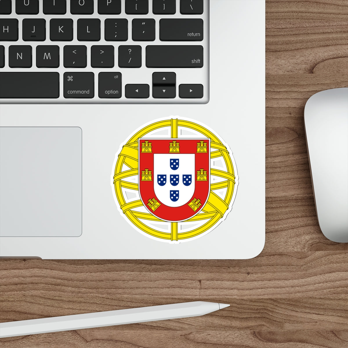 Coat of arms of Portugal (lesser) STICKER Vinyl Die-Cut Decal-The Sticker Space