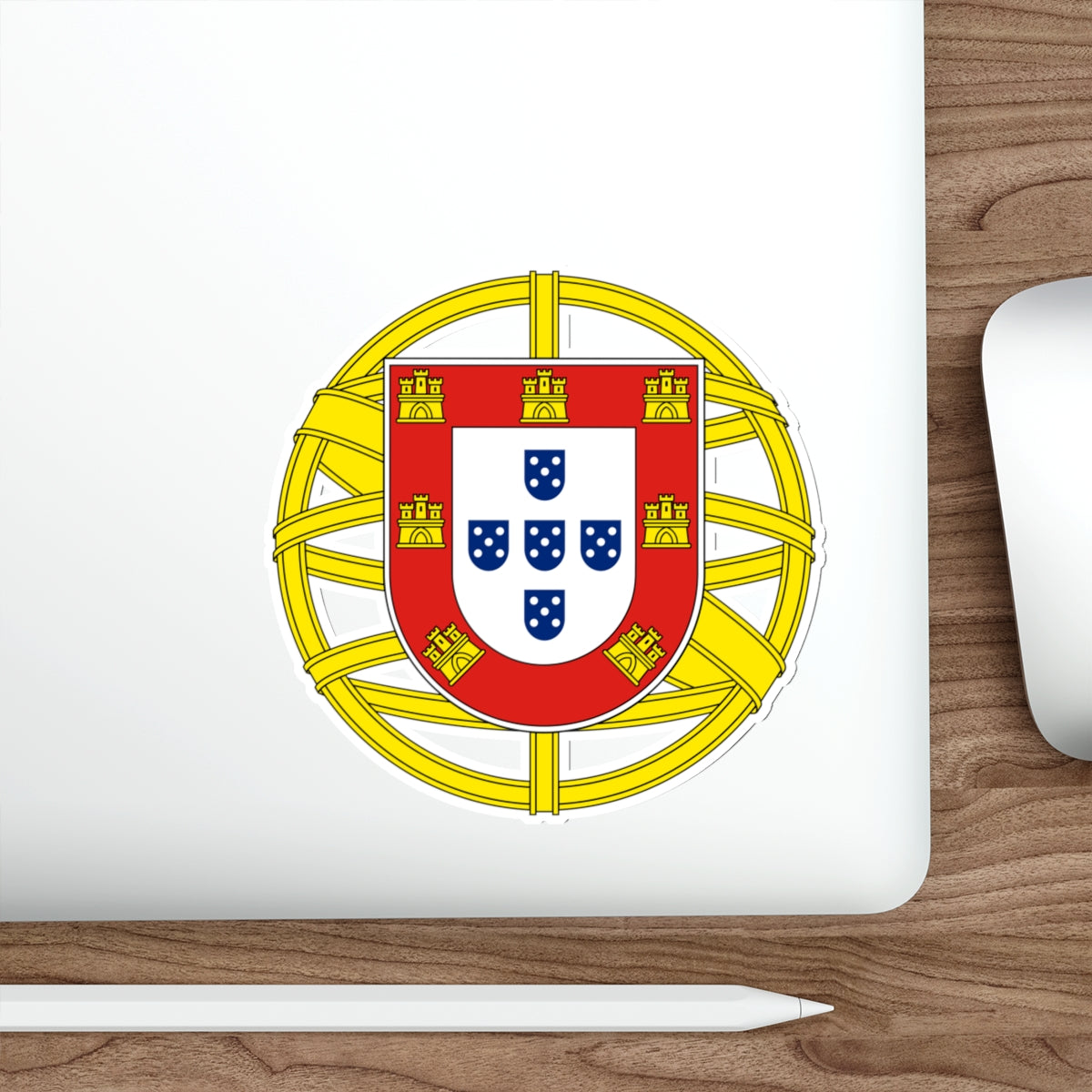 Coat of arms of Portugal (lesser) STICKER Vinyl Die-Cut Decal-The Sticker Space