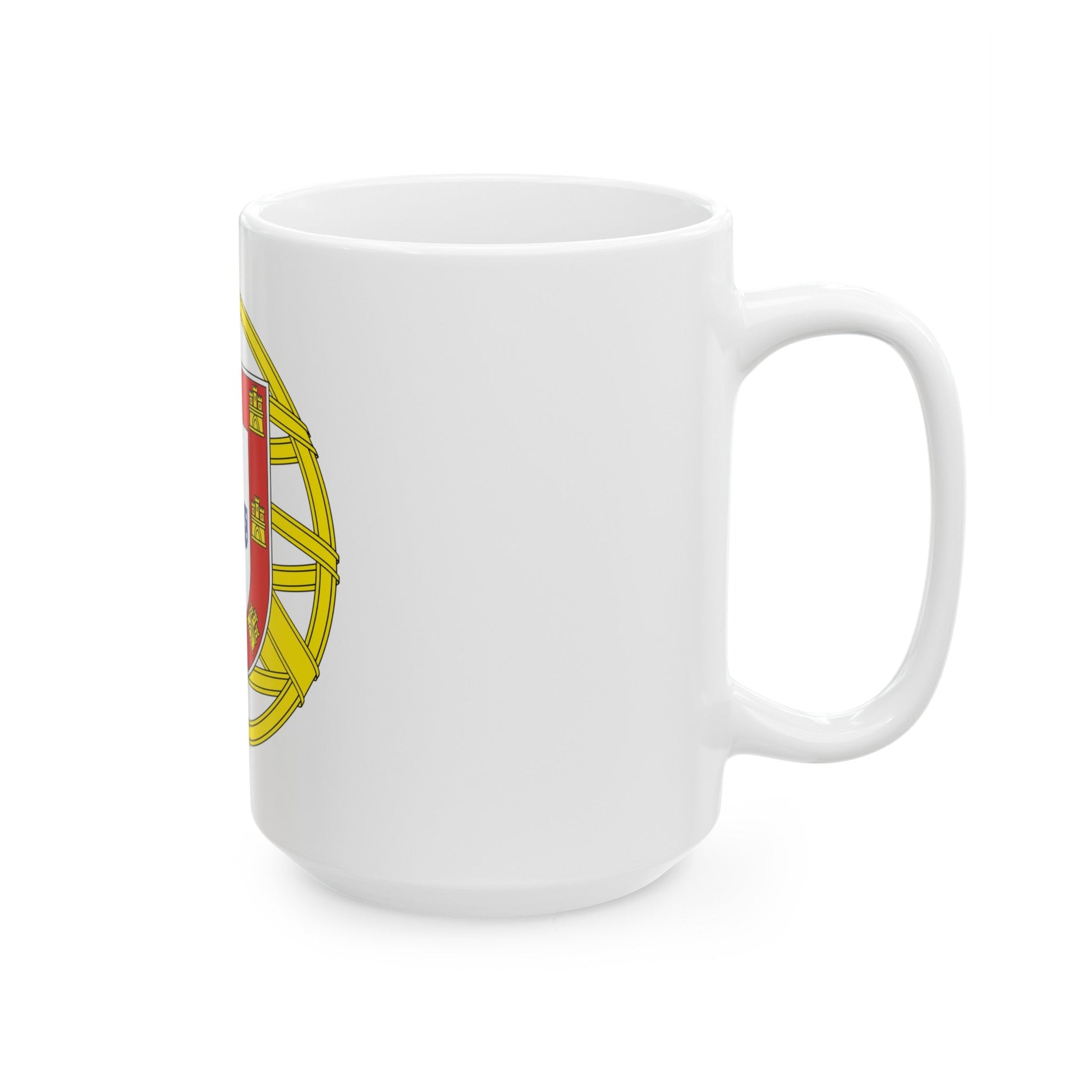 Coat of arms of Portugal (lesser) - White Coffee Mug-The Sticker Space