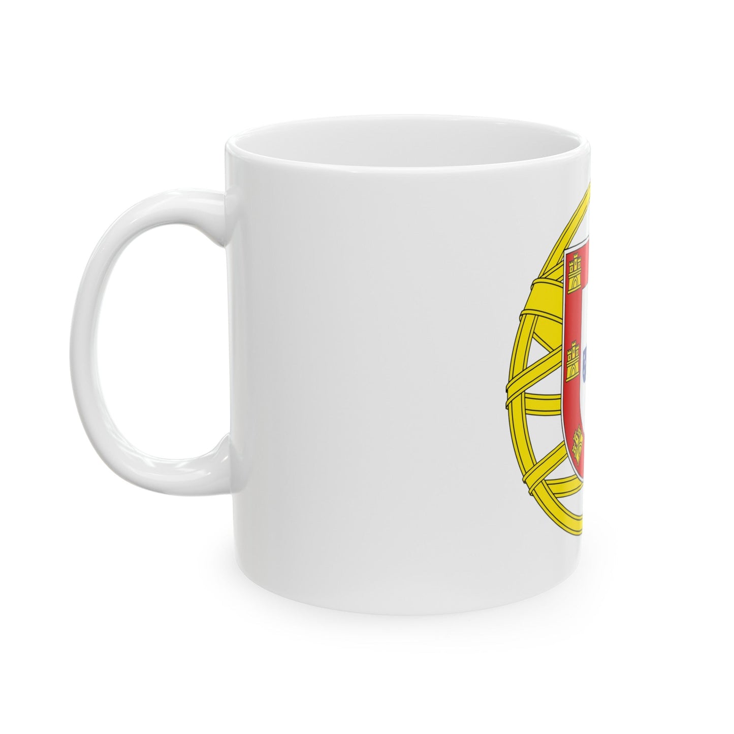 Coat of arms of Portugal (lesser) - White Coffee Mug-The Sticker Space