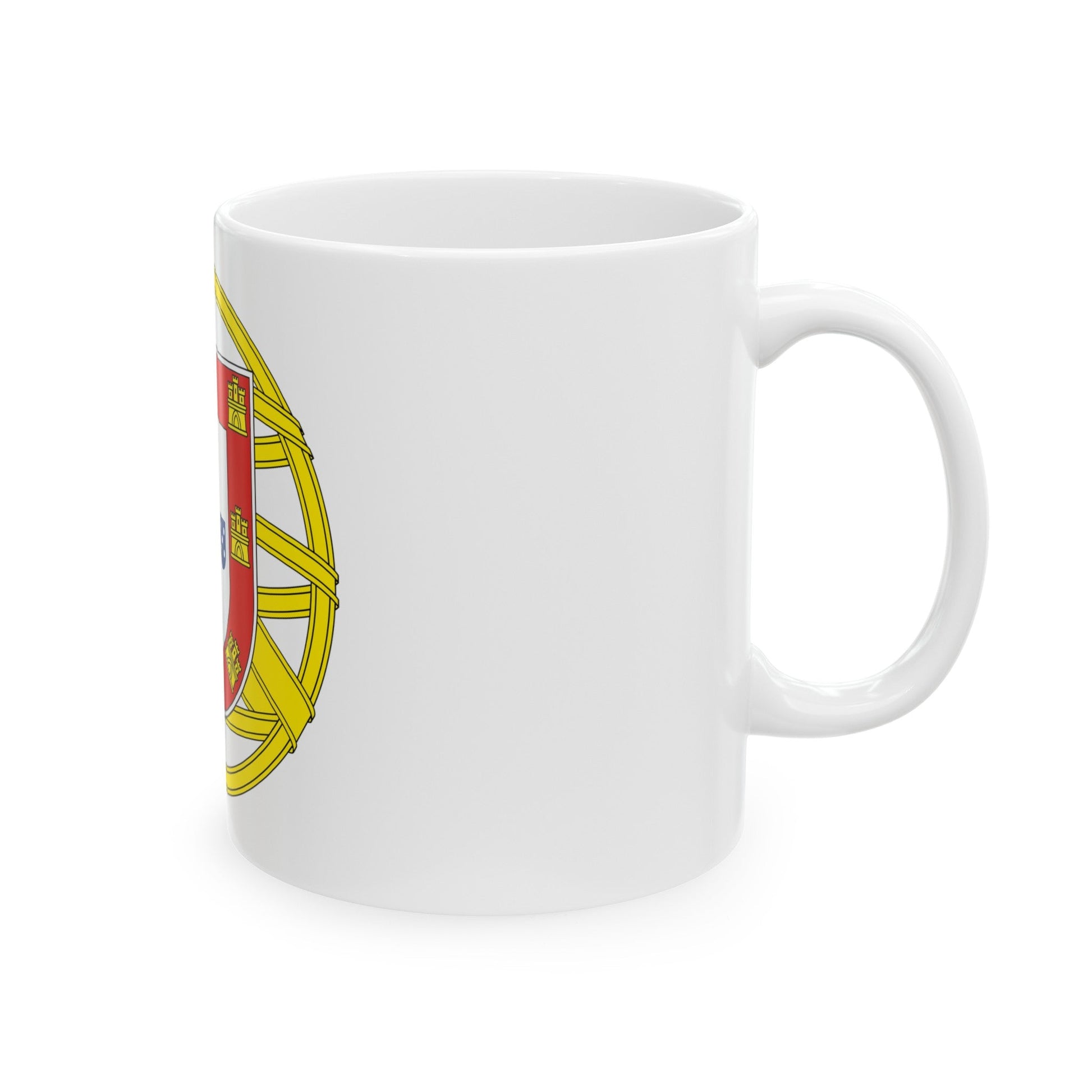 Coat of arms of Portugal (lesser) - White Coffee Mug-The Sticker Space