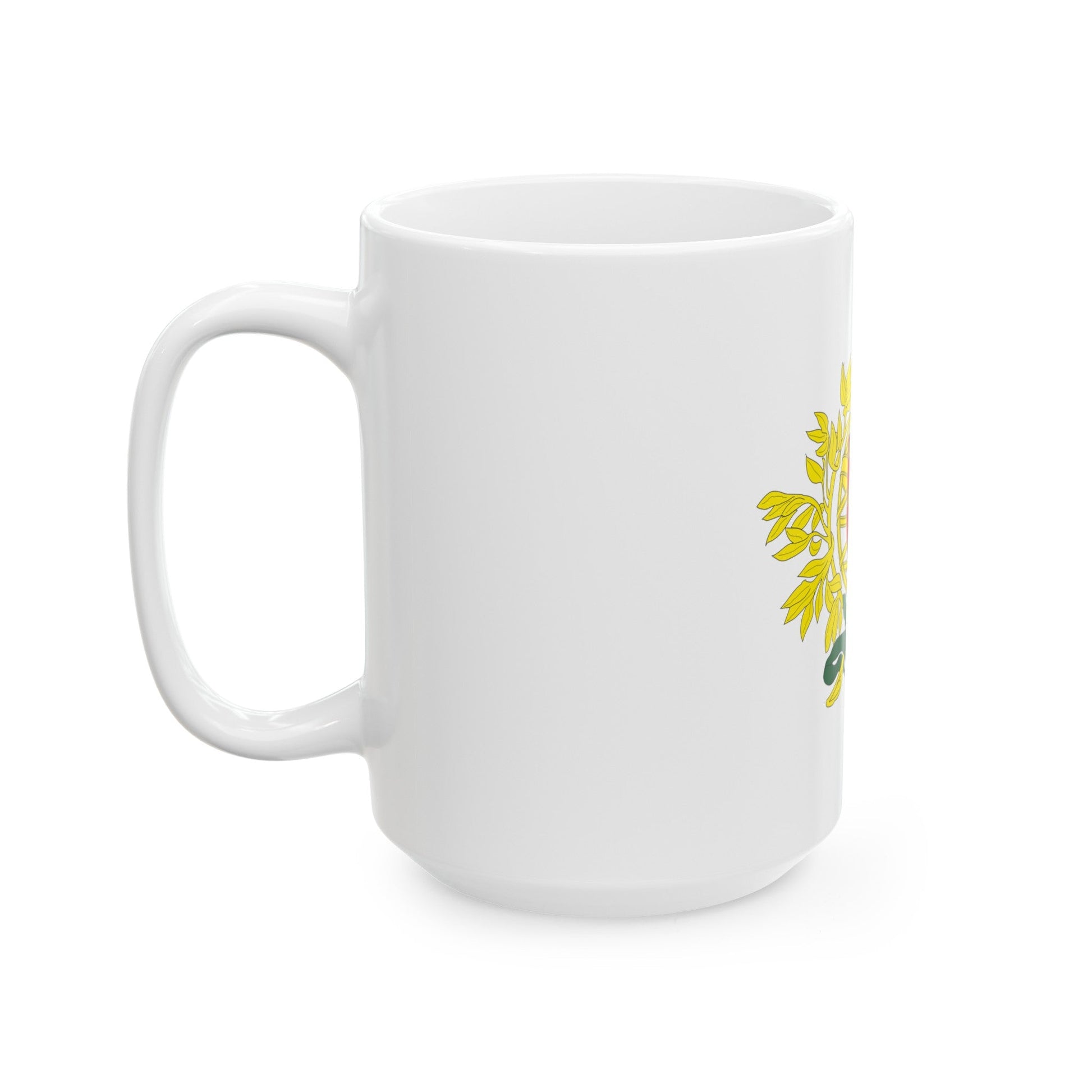 Coat of arms of Portugal - White Coffee Mug-The Sticker Space