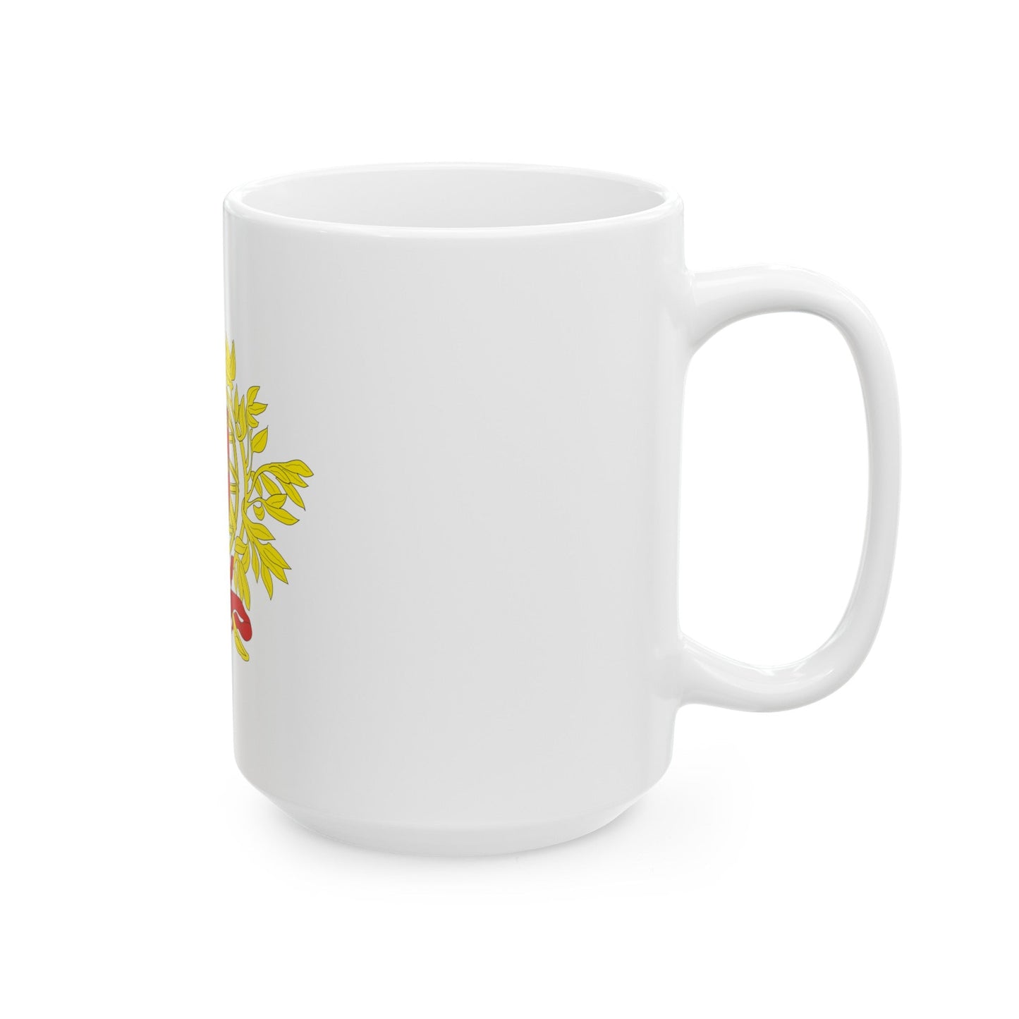 Coat of arms of Portugal - White Coffee Mug-The Sticker Space