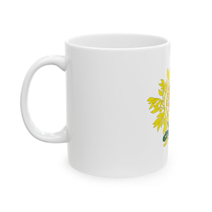 Coat of arms of Portugal - White Coffee Mug-The Sticker Space