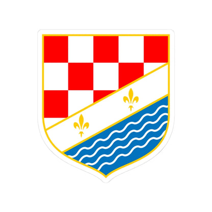 Coat of arms of Posavina (Bosnia and Herzegovina) (Coat of Arms) STICKER Vinyl Kiss-Cut Decal 3 Inch White - The Sticker Space