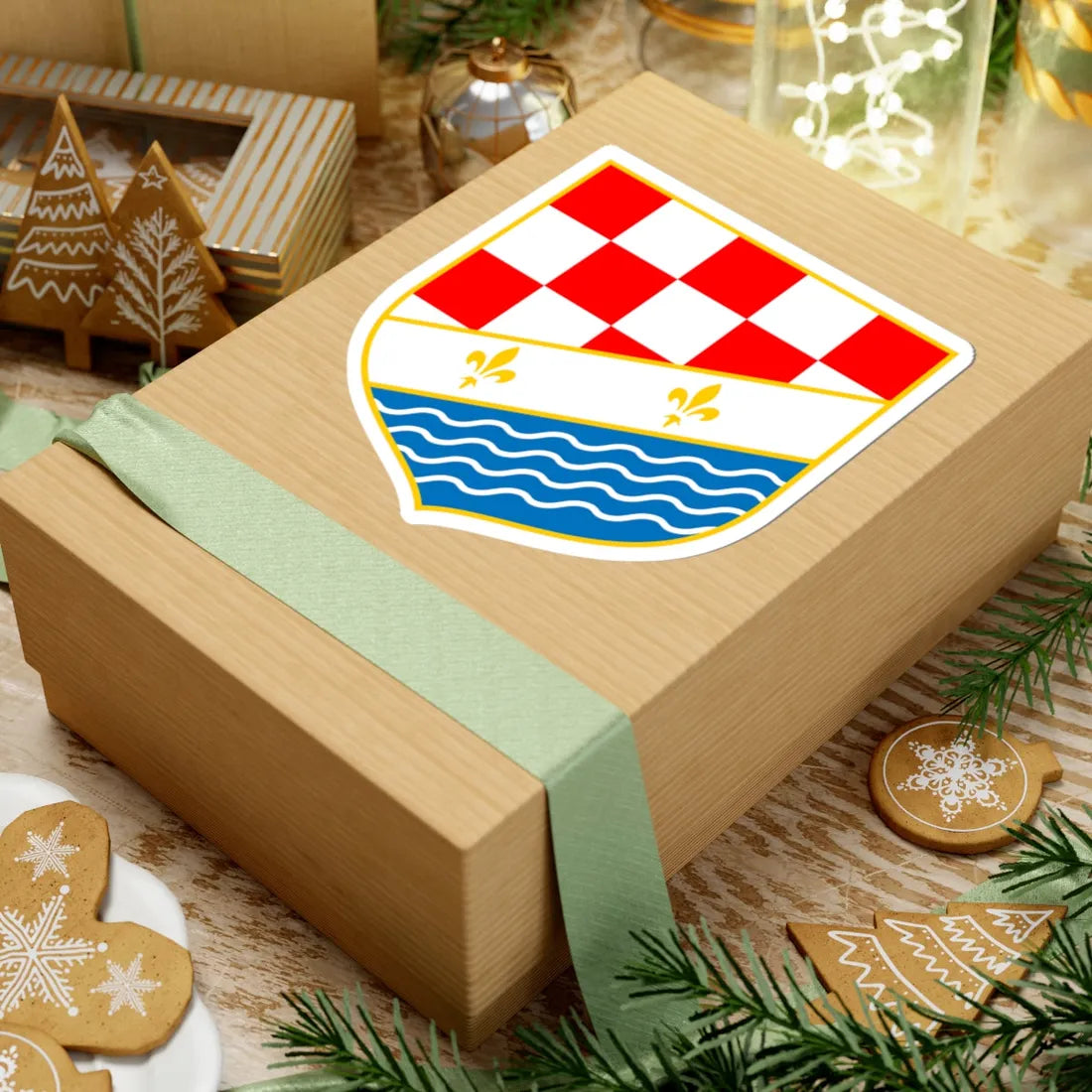 Coat of arms of Posavina (Bosnia and Herzegovina) (Coat of Arms) STICKER Vinyl Kiss-Cut Decal - The Sticker Space