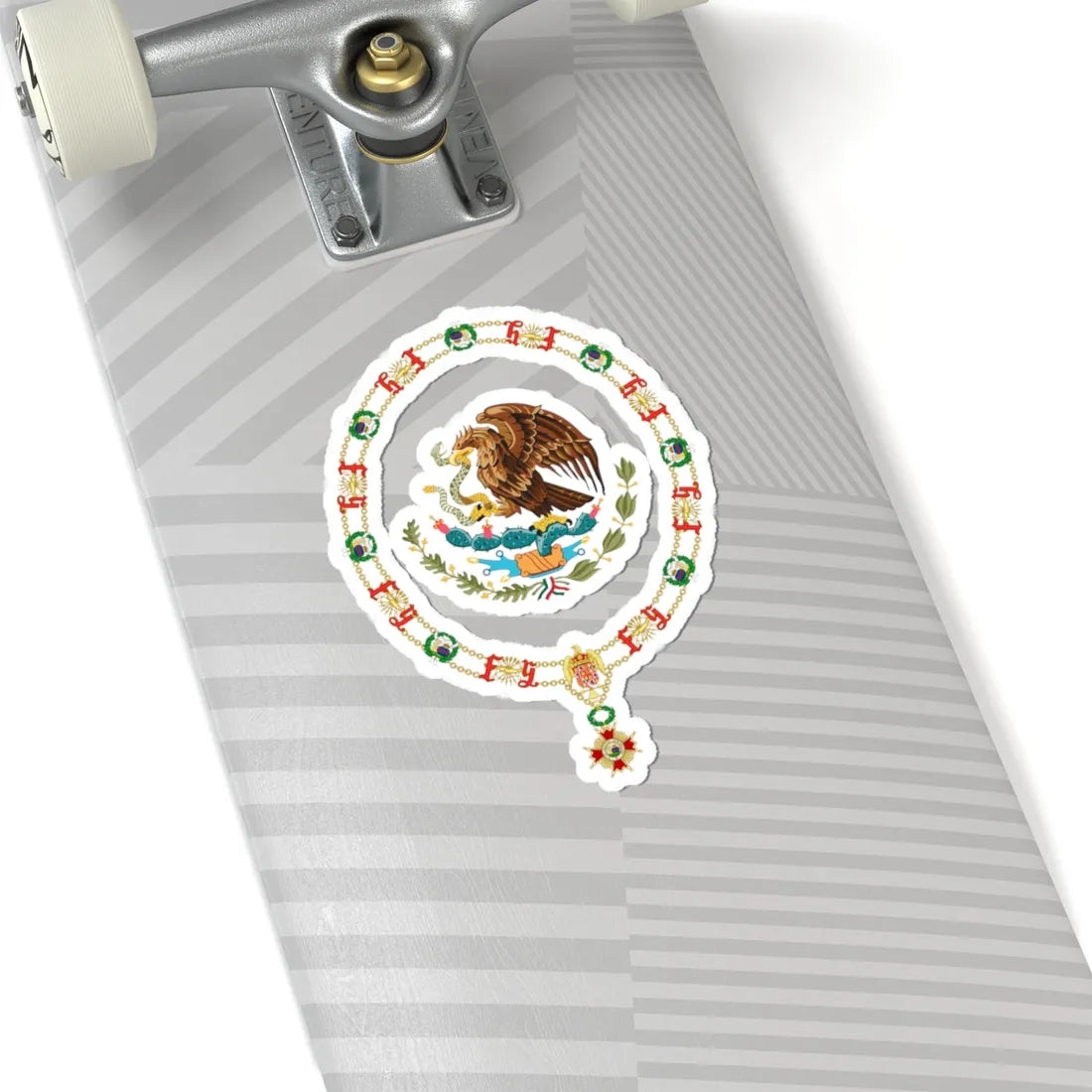 Coat of Arms of President of Mexico Order of Isabella the Catholic (Mexico) (Coat of Arms) STICKER Vinyl Kiss-Cut Decal - The Sticker Space