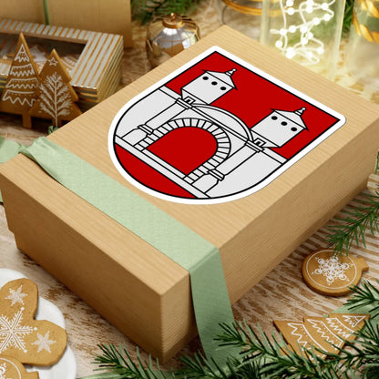 Coat of Arms of Priekule (Latvia) (Coat of Arms) STICKER Vinyl Kiss-Cut Decal - The Sticker Space