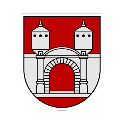 Coat of Arms of Priekule (Latvia) (Coat of Arms) STICKER Vinyl Kiss-Cut Decal - The Sticker Space