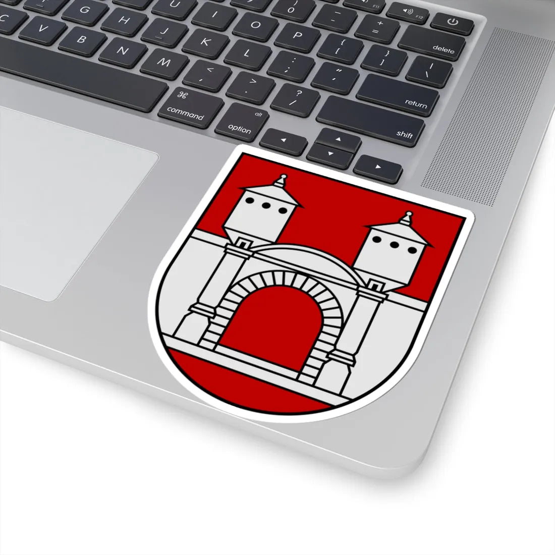 Coat of Arms of Priekule (Latvia) (Coat of Arms) STICKER Vinyl Kiss-Cut Decal - The Sticker Space